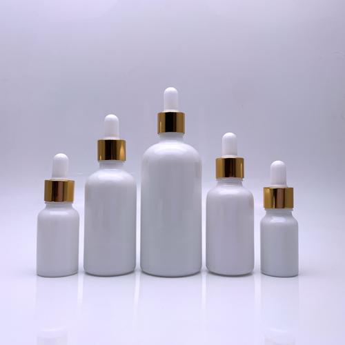 现货批发白瓷瓶 30ml白瓷精油瓶 大白料精油分装瓶 化妆品玻璃瓶